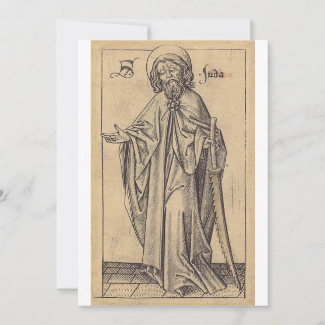 st Jude Thaddaeus the Apostle and brother of Jesus Invitation (Front)