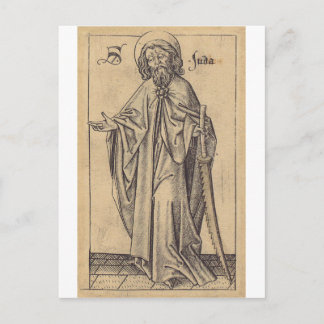 st Jude Thaddaeus the Apostle and brother of Jesus Postcard