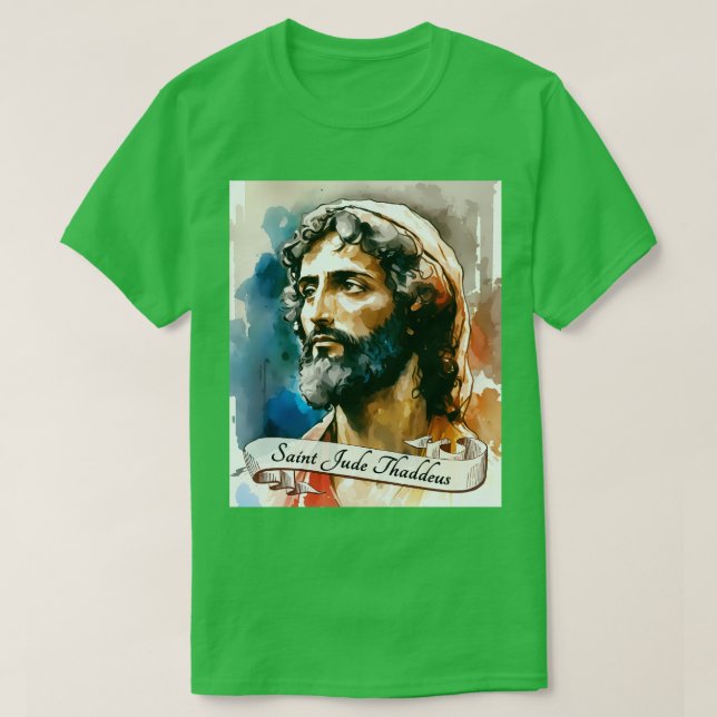 St Jude Thaddeus Catholic Church Saints Religious  T-Shirt (Design Front)