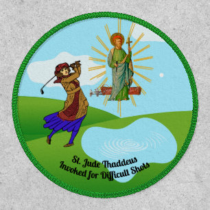 St. Jude Thaddeus & Intrepid Female Golfer Patch