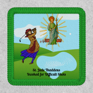 St. Jude Thaddeus & Intrepid Female Golfer Patch