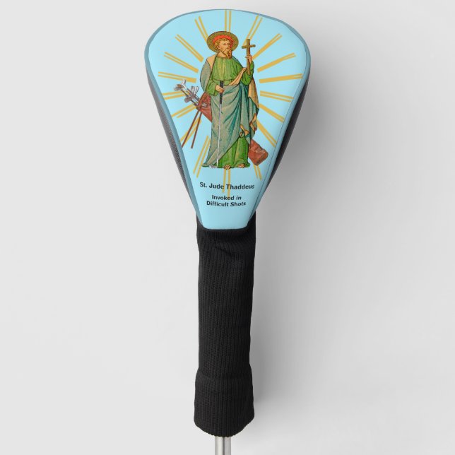 St Jude Thaddeus, Invoked for Difficult Golf Shots Head Cover (Front)