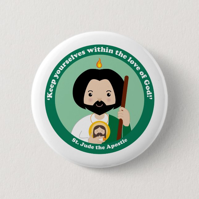 St. Jude the Apostle Button (Front)