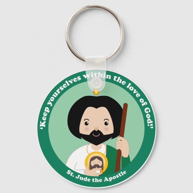 St. Jude the Apostle Keychain (Front)