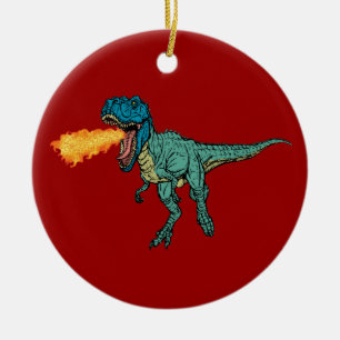 St Judeasaurus Rex by Steve Miller Ceramic Ornament