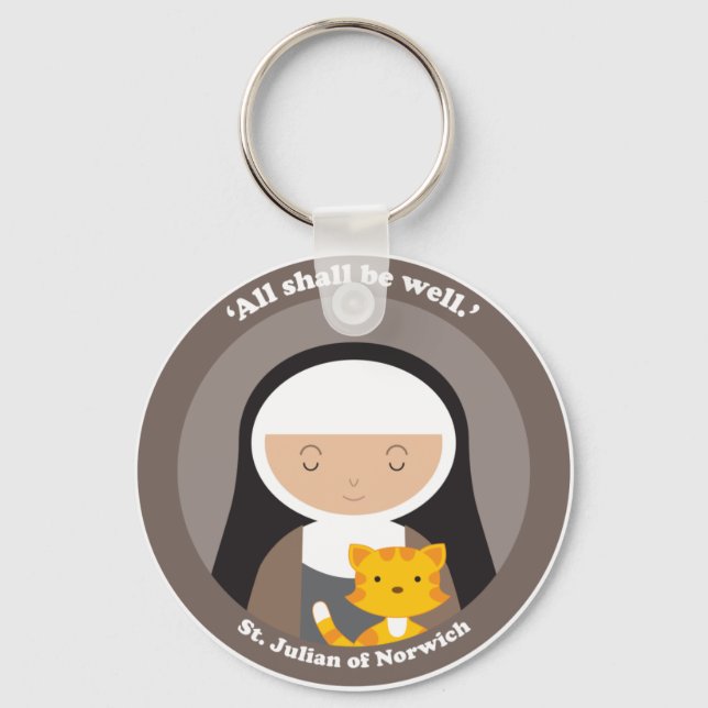 St. Julian of Norwich Keychain (Front)
