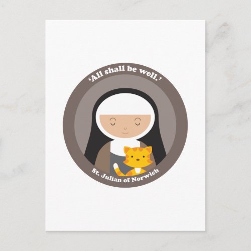 St Julian of Norwich Postcard