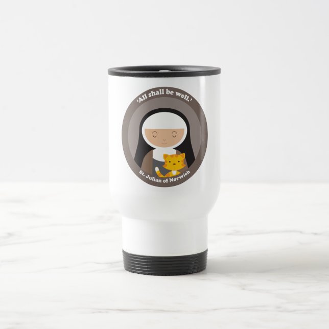 St. Julian of Norwich Travel Mug (Center)