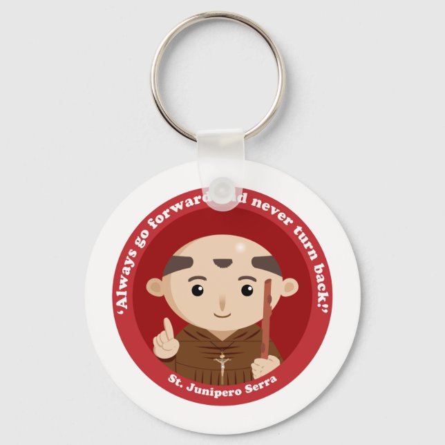 St. Junipero Serra Keychain (Front)