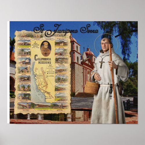 ST JUNIPERO SERRA POSTER