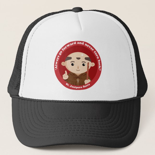 St. Junipero Serra Trucker Hat (Front)