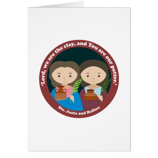 St. Justa & St. Rufina Cards (Front)