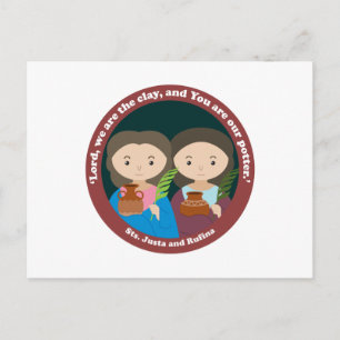 St. Justa & St. Rufina Postcard