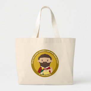 St. Justin Martyr Large Tote Bag
