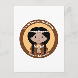 St. Kateri Tekakwitha Postcard