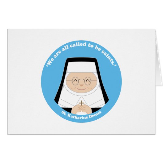 St. Katharine Drexel Cards (Front Horizontal)