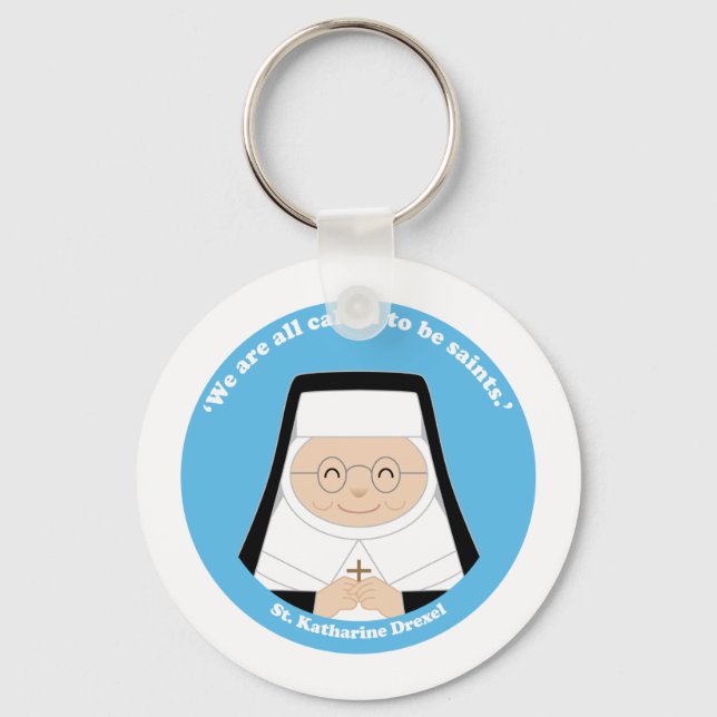 St. Katharine Drexel Keychain (Front)