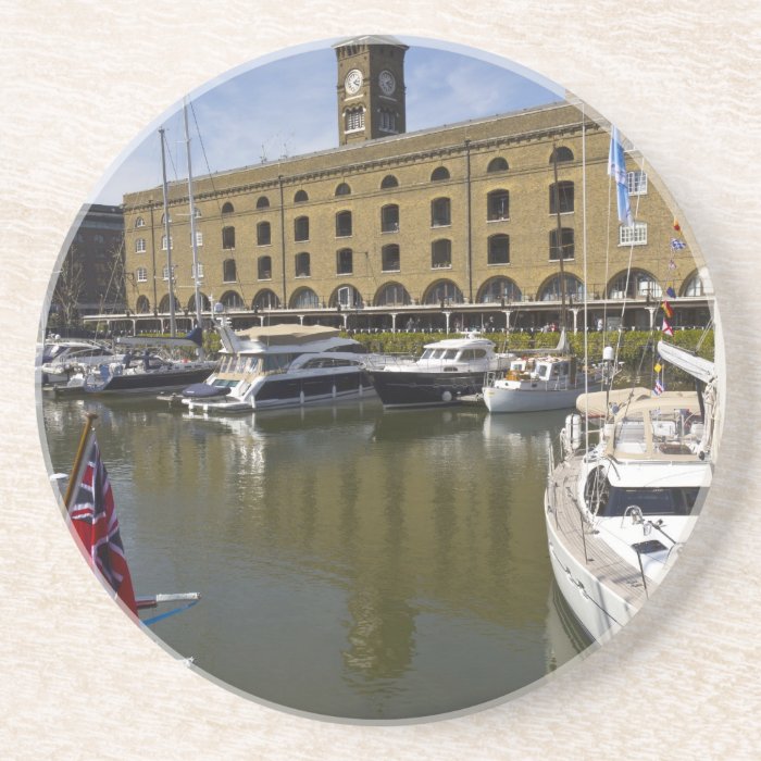 St Katherines Dock London Beverage Coaster