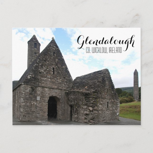 St. Kevin's Church, Glendalough Postcard (Front)