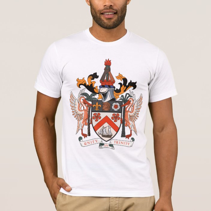 St. Kitts and Nevis Coat of Arms T-shirt | Zazzle.com