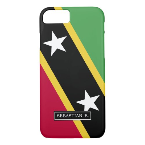 St Kitts and Nevis Flag iPhone 87 Case