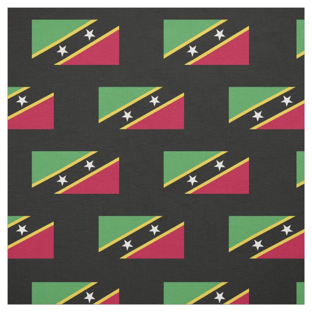 St. Kitts and Nevis Flag Fabric (Swatch)