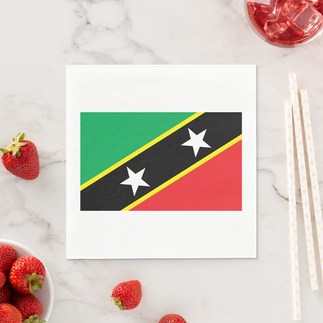 St Kitts And Nevis Flag Napkins (Creator Uploaded)
