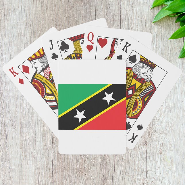St Kitts And Nevis Flag Poker Cards (Creator Uploaded)
