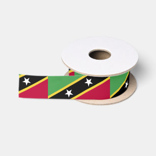 St. Kitts and Nevis Flag Satin Ribbon