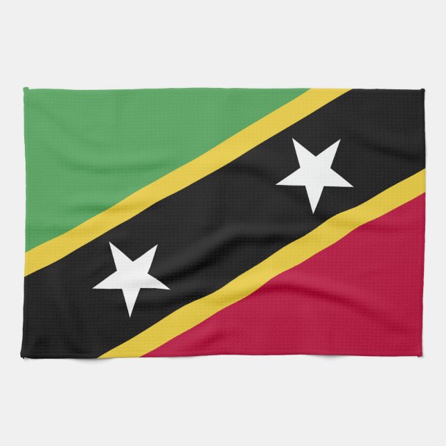 St. Kitts and Nevis Flag Towel (Horizontal)