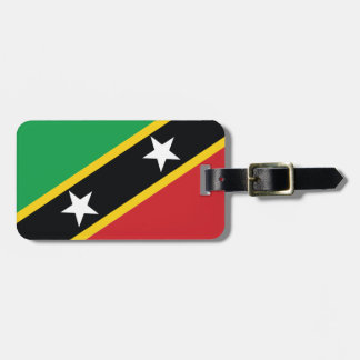 St Kitts and Nevis National Flag Luggage Tag
