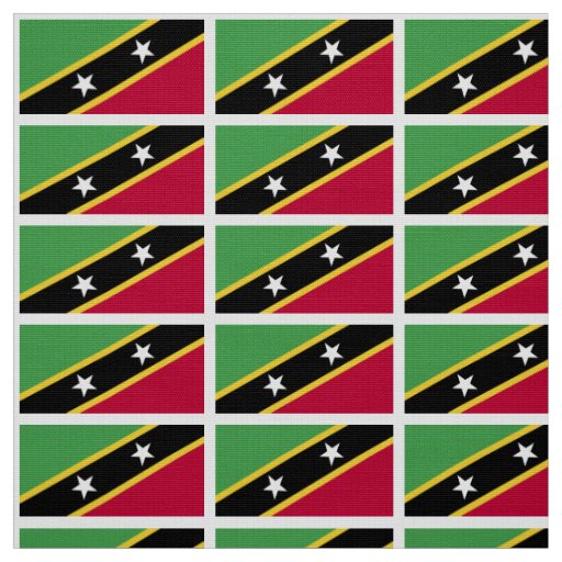 St. Kitts flag Fabric