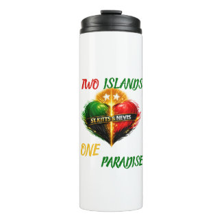 ST.Kitts & Nevis Colorful Thermal Tumbler