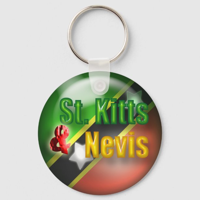 St. Kitts & Nevis Keychain (Front)