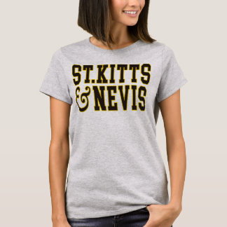 ST.KITTS & NEVIS – Vintage College Style T-Shirt
