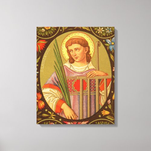 St Lawrence of Rome PM 04 Canvas Print