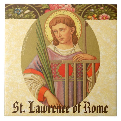St Lawrence of Rome PM 04 Tile