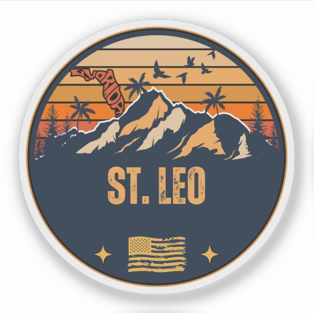 St. Leo, Florida  Sticker (Front)