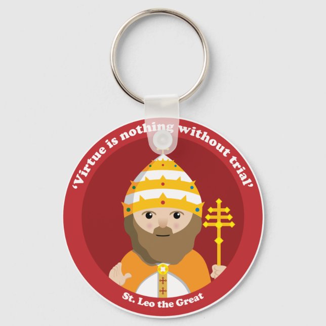 St. Leo the Great Keychain (Front)