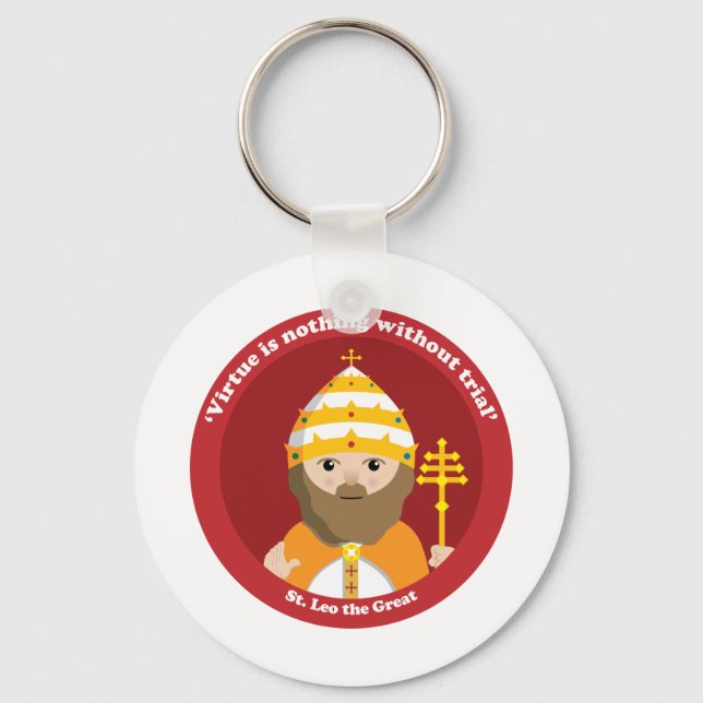 St. Leo the Great Keychain (Front)