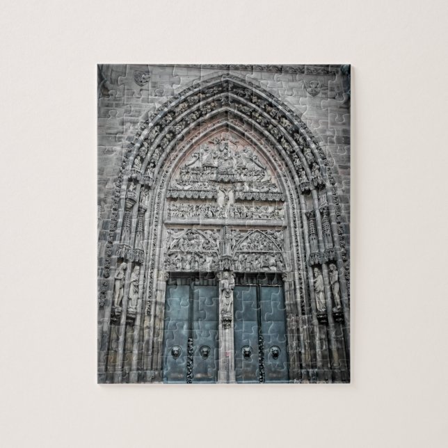 St Lorenz Church Doors - Nurembeg- 8x10 - 110 pcs. Jigsaw Puzzle (Vertical)