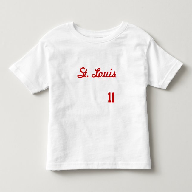 ST. LOUIS 11 WHITE TODDLER T-SHIRT (Front)
