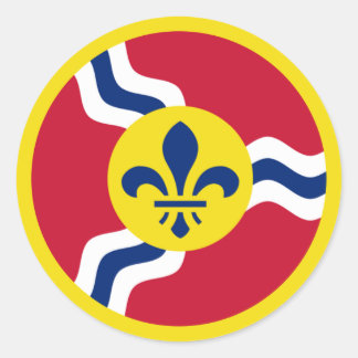 St. Louis Aero Force Classic Round Sticker