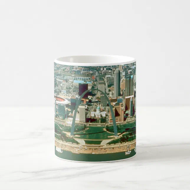 Alleycatshirts St. Louis Arch and Skyline Coffee Mug