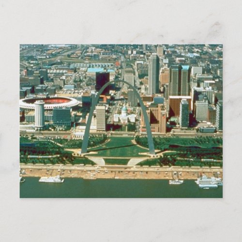 St Louis Arch and Skyline Postcard