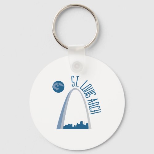 St Louis Arch Keychain