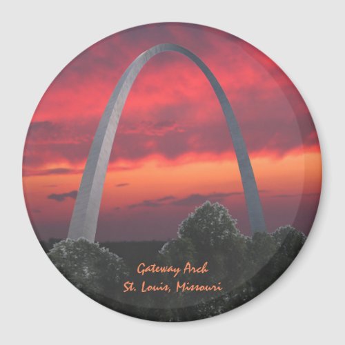 St Louis Arch Magnet