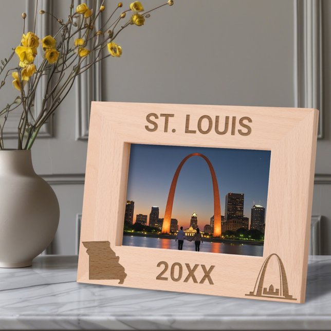 St. Louis Arch Missouri Custom Engraved Frames (Creator Uploaded)