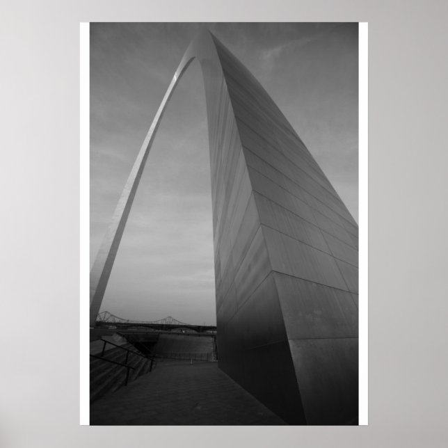 St. Louis Arch Missouri Saint Mississippi Poster (Front)
