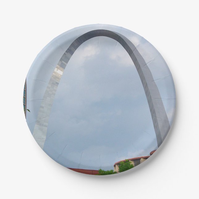St. Louis Arch Paper Plates (Front)